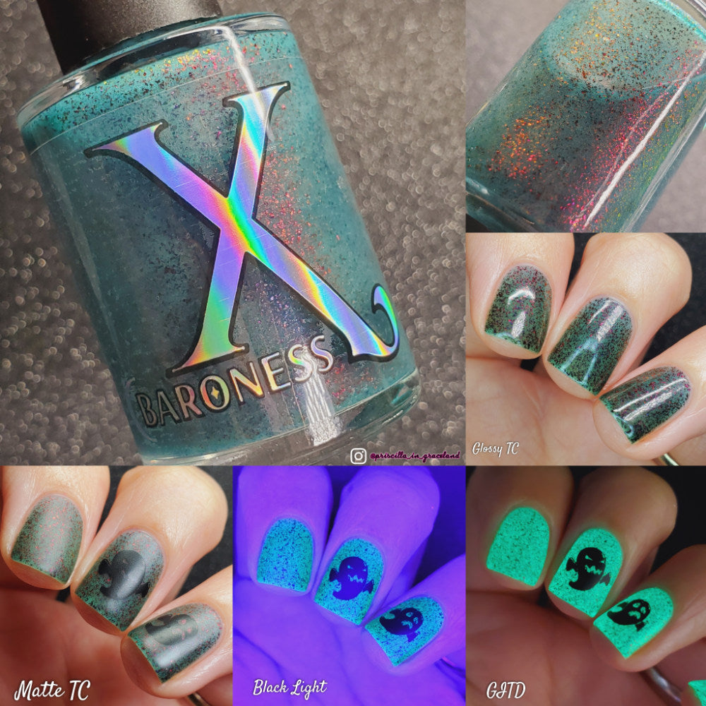 Ghost w/ the Most - Glow in The Dark w/ Multichrome Flakies