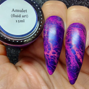 Amulet - Fluid Art Polish - Blue/Purple/Pink/Rose Multichrome