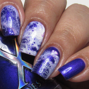 Regal - Fluid Art Polish - Grape Purple